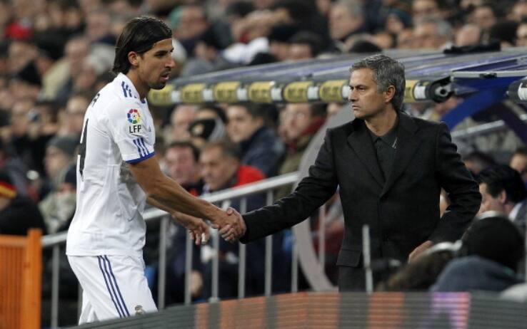 Khedira e Mourinho ai tempi del Real Madrid