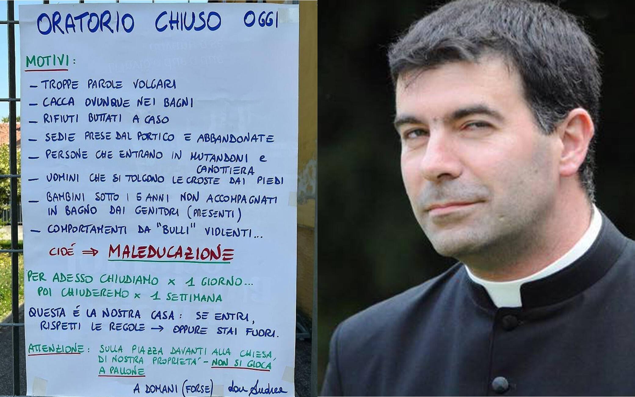 Oratorio di Cicognara chiuso per maleducazione