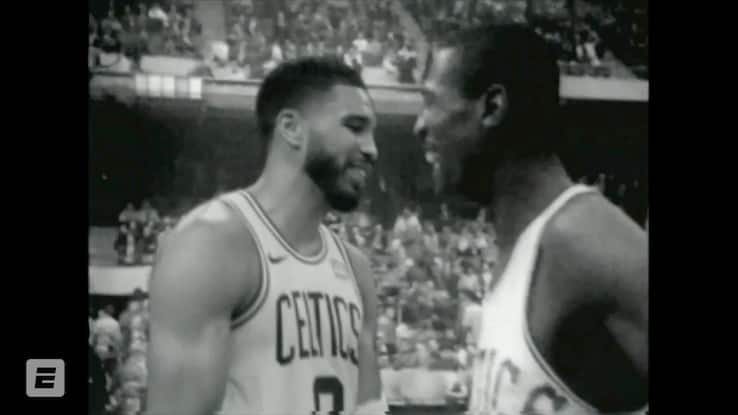 Jayson Tatum e Bill Russell