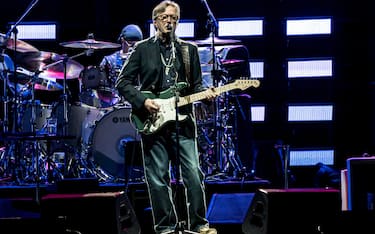 04.06.2019, the British blues and rock guitarist and singer Eric Clapton live on stage at the Mercedes-Benz Arena in Berlin. | usage worldwide