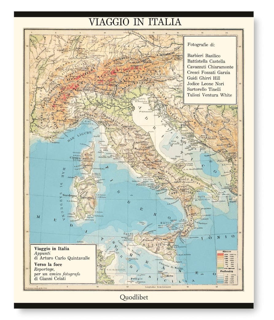 La cover di Viaggio in Italia. Courtesy Quodlibet