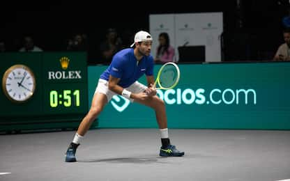 Coppa Davis, Italia-Olanda 2-0. Ok Berrettini e Cobolli: azzurri primi