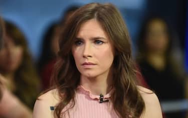 GOOD MORNING AMERICA - Cecilia Vega interviews Amanda Knox on "Good Morning America," Wednesday, May 2, 2018, airing on the Walt Disney Television via Getty Images Television Network. 
(Photo by Paula Lobo/Disney General Entertainment Content via Getty Images)
CECILIA VEGA, AMANDA KNOX