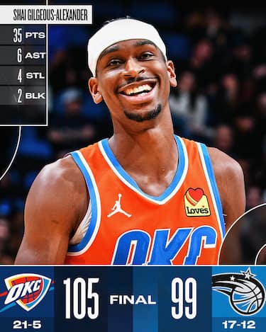 ORLANDO MAGIC-OKC THUNDER 99-105