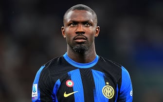 Foto Spada/LaPresse 19 Agosto 2023 - Milano  , Italia - sport, calcio -Fc Inter vs Monza  - Campionato italiano di calcio Serie A TIM 2023/2024 - Stadio San Siro Nella foto:        Marcus Thuram (FC Inter);

August 19 , 2023 Milan  , Italy - sport, calcio -Fc Inter vs Monza  - Serie A Football Championship 2023/2024 - San Siro Stadium . In the pic :  Marcus Thuram (FC Inter);