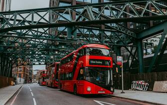 London Bus line up