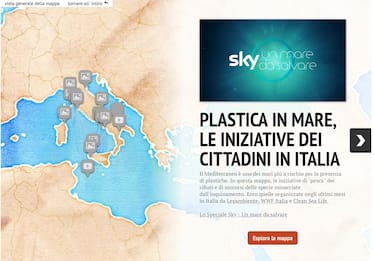 Spiagge e fondali puliti, iniziative contro la plastica in mare. MAPPA