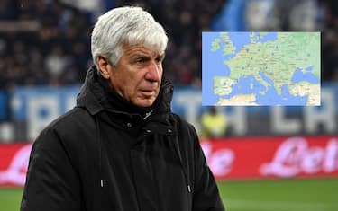 Atalanta's coach Gian Piero Gasperini during the Italian Serie A soccer match Atalanta BC vs Empoli FC at the Gewiss Stadium in Bergamo, Italy, 22 December 2024.
ANSA/MICHELE MARAVIGLIA
