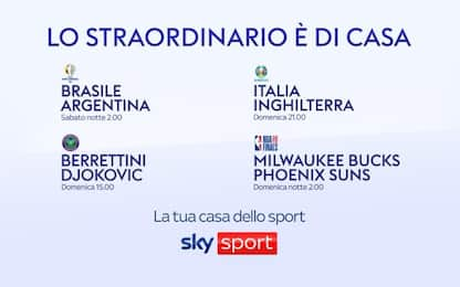 Berrettini&Italia: su Sky la domenica delle finali