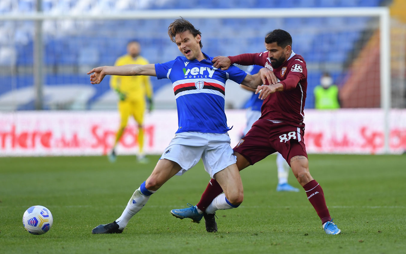 ALBIN EKDAL (Sampdoria), Tomas Rincon (Torino)