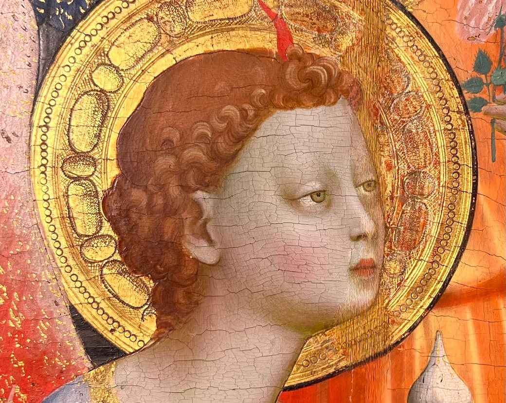 Beato Angelico, Pala di Fiesole. Particolare dopo il restauro. Foto Claudio Giusti - Courtesy Friends of Florence