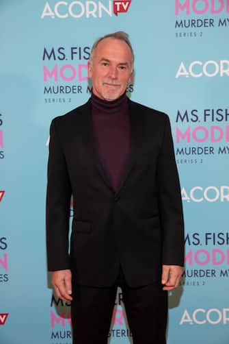 MELBOURNE, AUSTRALIA - MAY 19: Greg Stone attends the premiere of Ms. Fisher's Modern Murder Mysteries Series 2 on May 19, 2021 in Melbourne, Australia. (Photo by Sam Tabone/WireImage)