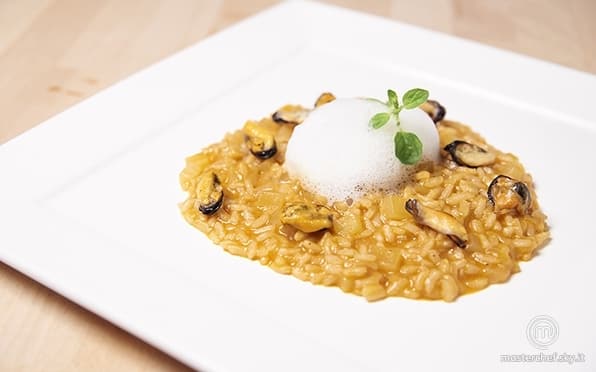 Risotto patate e cozze