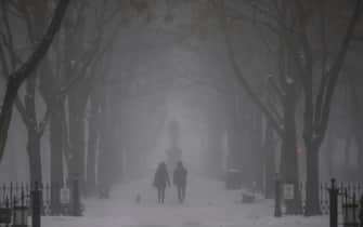tempesta di neve usa boston