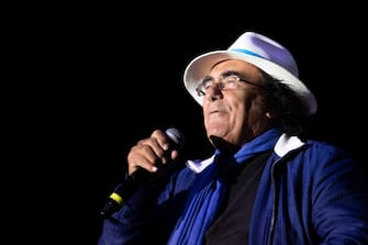 Italian singer Al Bano, in concert in Rieti on the occasion of the World Chilli Pepper Fair. In Rieti, Italy on 30 August 2023  (Photo by Riccardo Fabi/NurPhoto via Getty Images)