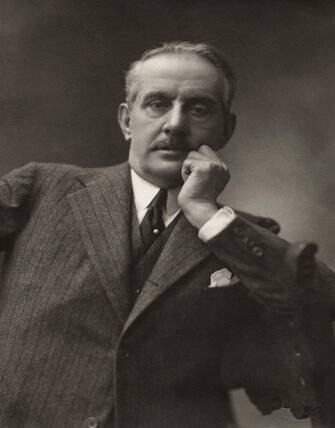 A portrait of the Italian opera composer Giacomo Puccini
