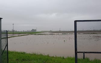 un campo allagatoo