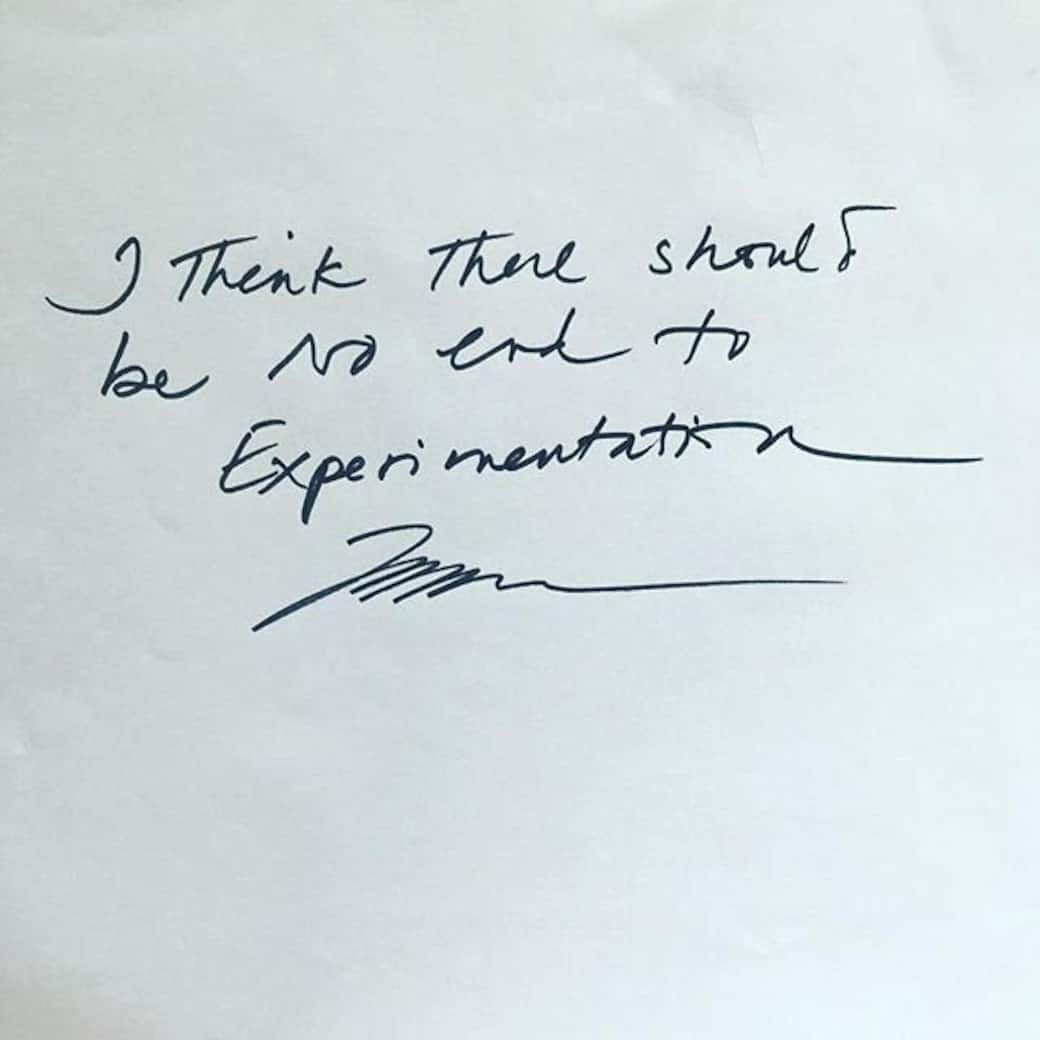 Handwritten note by Zaha Hadid © Zaha Hadid