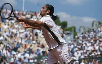 Marcelo Rios from Chile during the 1999 Roland Garros French Open.   (Photo by Franck Seguin/Corbis/VCG via Getty Images)