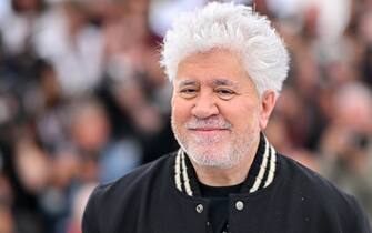 CANNES, FRANCE - MAY 17: Pedro Almodovar attends the "Strange Way Of Life" photocall at the 76th annual Cannes film festival at Palais des Festivals on May 17, 2023 in Cannes, France. (Photo by Stephane Cardinale - Corbis/Corbis via Getty Images)