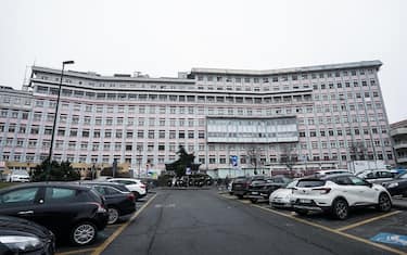 L'esterno dell'ospedale infantile Regina Margherita di Torino, 25 gennaio 2022. ANSA/TINO ROMANO