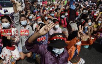MYANMAR MILLITARY COUP PROTEST