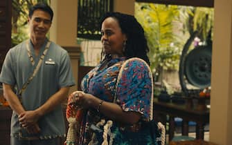 Natasha Rothwell in una scena di The White Lotus 3