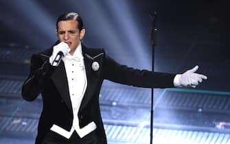 Il cantante Achille Lauro