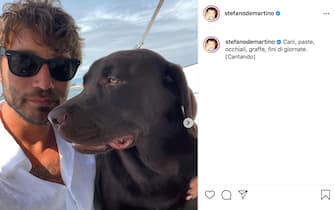 Stefano De Martino, vacanze in barca