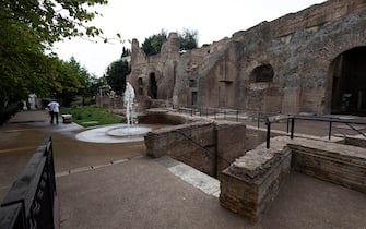 L inaugurazione dell apertura della Domus Tiberiana all interno del parco archeologico del Colosseo. Roma 20 settembre 2023
ANSA/MASSIMO PERCOSSI