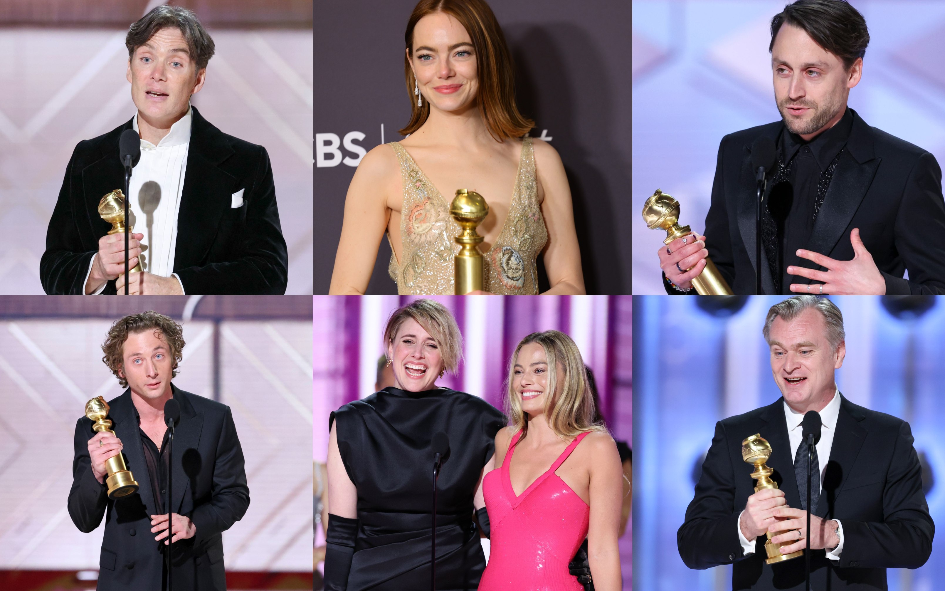 Il sindaco di Roma Gualtieri ai Golden Globe 2024, le foto con Dua Lipa
