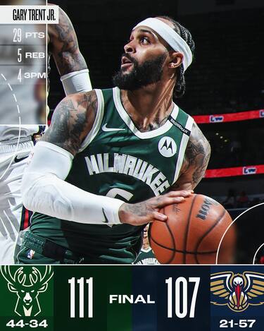 NEW ORLEANS PELICANS-MILWAUKEE BUCKS