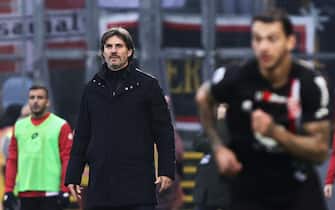 Stefano Citterio vice coach of Monza looks on during the Serie A soccer match between Frosinone Calcio and AC Monza at Benito Stirpe stadium in Frosinone, Italy, 6 January 2024. ANSA/FEDERICO PROIETTI