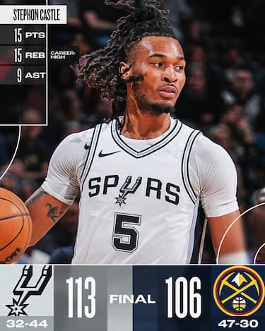 DENVER NUGGETS-SAN ANTONIO SPURS 106-113
