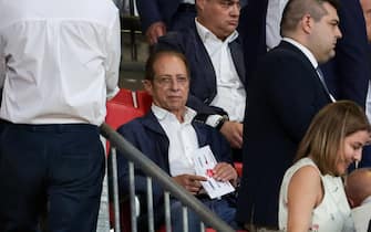 AC Monza's President Paolo Berlusconi during the “Silvio Berlusconi” Trophy soccer match between AC Monza and AC Milan at U-Power Stadium in Monza, Italy, 8 August 2023. ANSA /  ROBERTO BREGANI