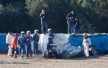 E poi nel 2013 prima del debutto ufficiale con Mercedes