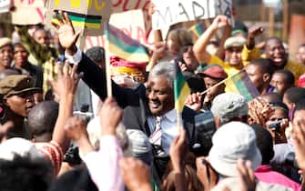 Una scena del film Mandela - La lunga strada verso la libertà
