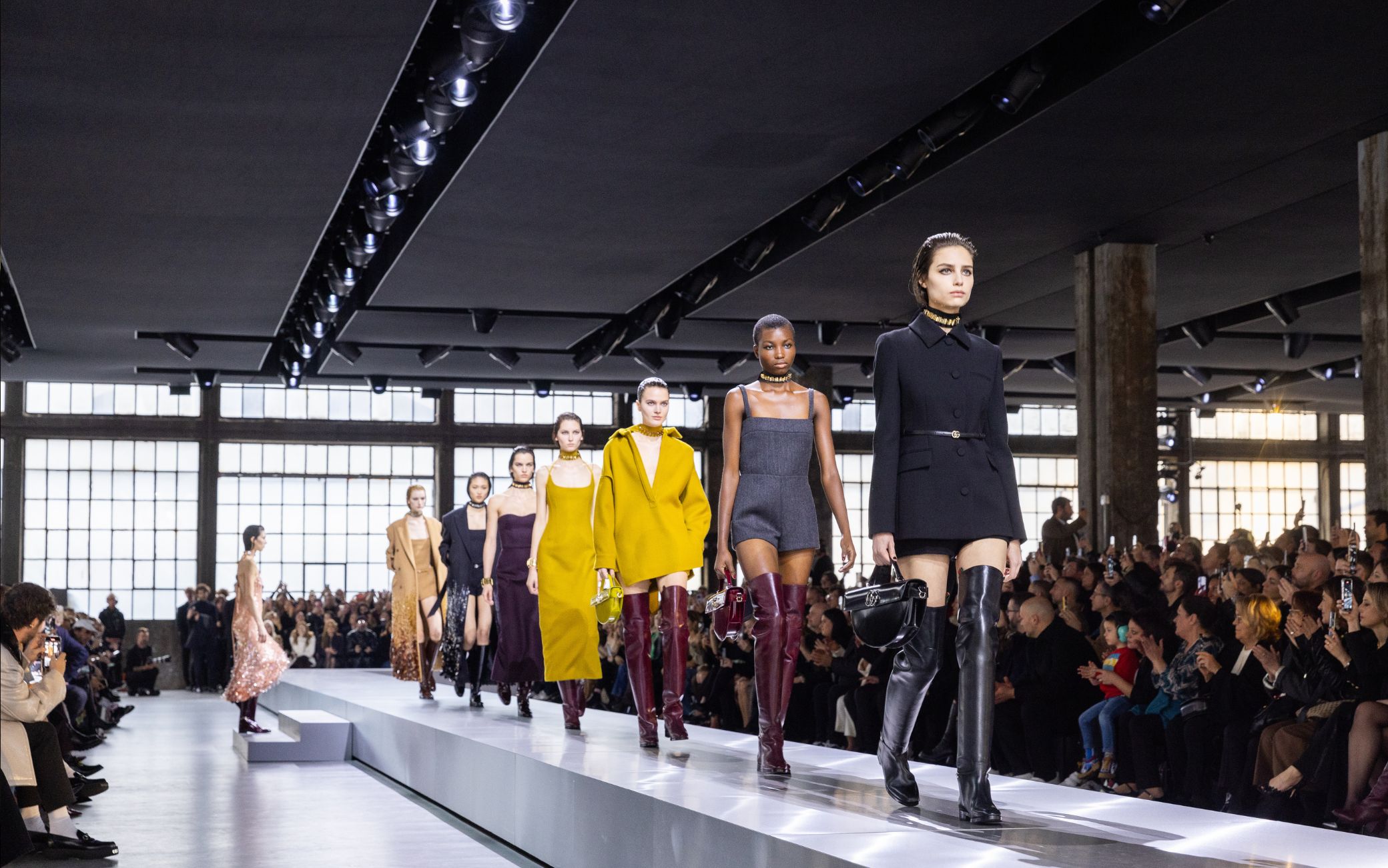 Milano Fashion Week, la sfilata di Gucci Fall/Winter 2024. FOTO Sky TG24