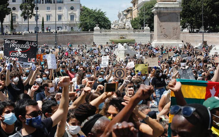 Un momento della manifestazione