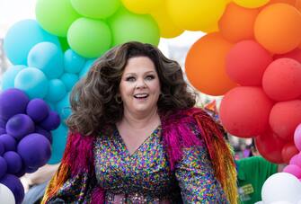 WEST HOLLYWOOD, CALIFORNIA - JUNE 04: Actress Melissa McCarthy at 2023 WeHo Pride Parade on June 04, 2023 in West Hollywood, California. (Photo by Momodu Mansaray/Getty Images)