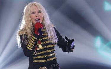 Roma, studi Rai ex Dear, trasmissione tv "I migliori anni". Nella foto: Ivana Spagna