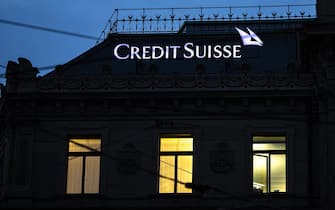 epa10532663 The logo of the Swiss bank Credit Suisse is seen at the banks headquarters at Paradeplatz in Zurich, Switzerland, 19 March 2023. Shares of Credit Suisse lost more than one-quarter of their value on 15 March 2023, hitting a record low after its biggest shareholder, the Saudi National Bank, told outlets that it would not inject more money into the ailing Swiss bank. Its shares recovered briefly on 16 March after Switzerland's central bank announced that it was to loan CS money but fears of turmoil in the global banking sector persist.  EPA/MICHAEL BUHOLZER