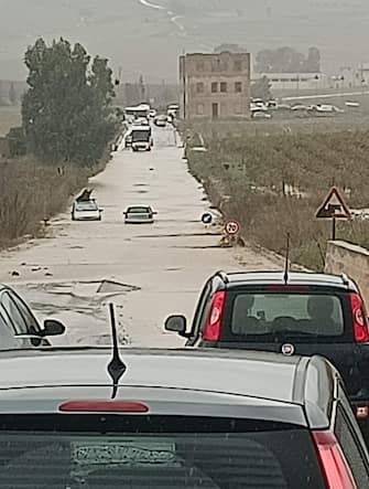 Strada allagata