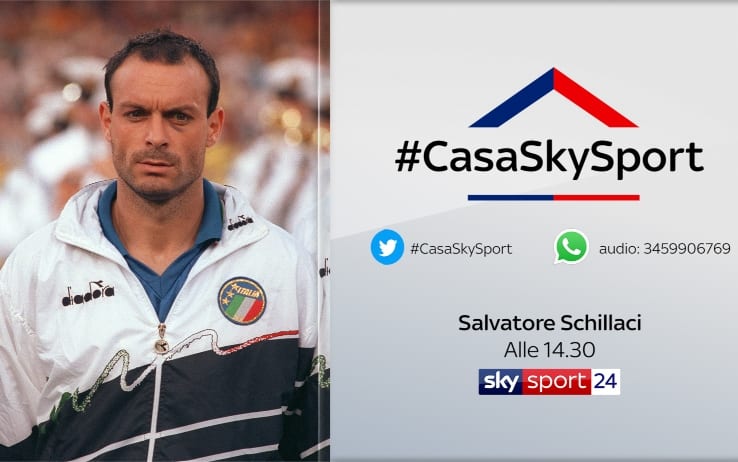 Schillaci a casa sky sport