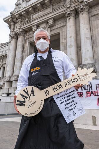 Flash mob ristoratori Milano
