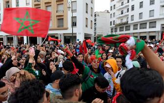 I festeggiamenti dei tifosi del Marocco nel mondo