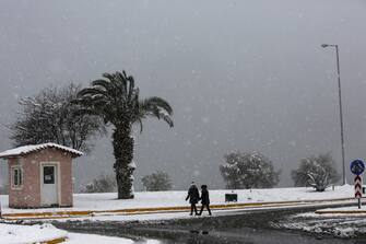 GREECE ATHENS SNOWFALL