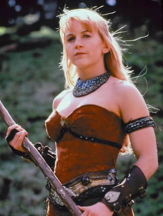 Renée O'Connor in una scena di Xena