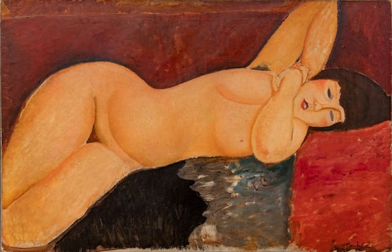 Amedeo Modigliani, Nu couché, 1917-1918 © Pinacoteca Agnelli, Torino