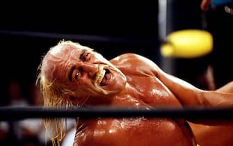 ©STAN GELBERG/GLOBE PHOTOS/Lapresse
04-02-2004 Los Angeles, Usa
Sport - Wrestling
WPRLD CHAMPION WRESTLING "BASH AT THE BEACH" TERRY "HULK" HOGAN VS RICK "NATURE BOY" FLAIR
HULK HOGAN .
Nella foto : HULK HOGAN.
only italy

